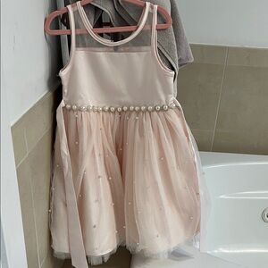 American Princess Light Pink Dress with Pearl Details
